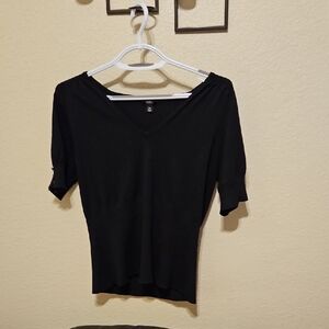 Mossimo Supply Co. Classic Black V-Neck Sweater